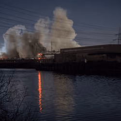 Demolition of Ferrybridge Power Station 2022 #10