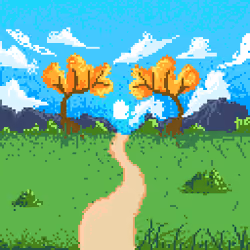 Pixel Art spring mood