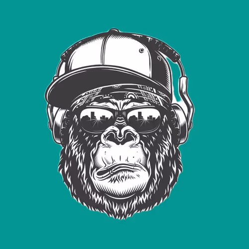 #4 MONOCHROME APE 
