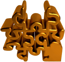 Gold Jigsaw #9