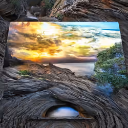 Exploring Israel with abstract realism - Reimagining of the Foot Bridge