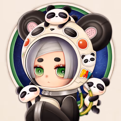SPACE PANDA GIRL