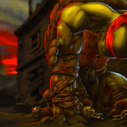 he's tired Michelangelo