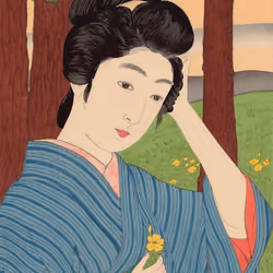 1910木立の女