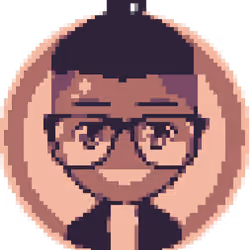 Smiling with glasses #003