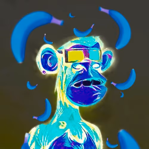 Bored Ape#39 Blue Bananas