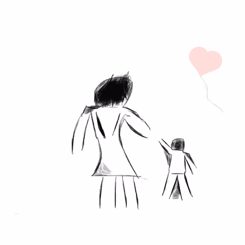 women and child