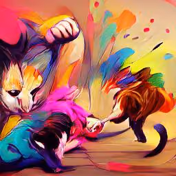 cat fight