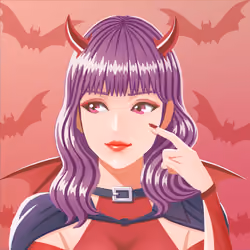 NFT Lady #3 - Devil