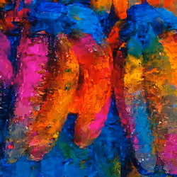 Bananas Multi Colorful Painting