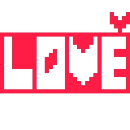 love in pixel
