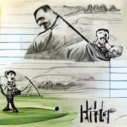 hitler golfing