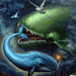 Dragon vs Blue Whale