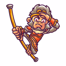 Monkey King Illustration Character 