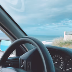 Driving mind in a parked car