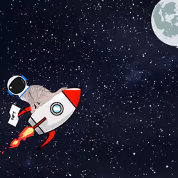 THE CAT ON THE MOON #1