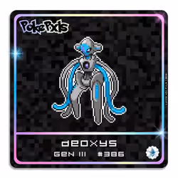 PXL DEOXYS [PokePxls #386] [1/10]