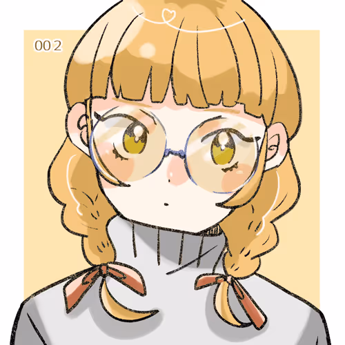 high necked girl #002