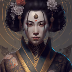 Cyberpunk Geisha #9