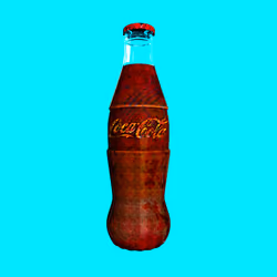 Red Colorful Coca-Cola With A Twist