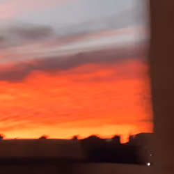 Orange Fire Sky in Sao Paulo Brazil #2