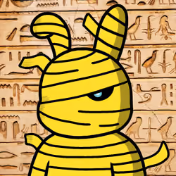 Golden Bunny Mummy