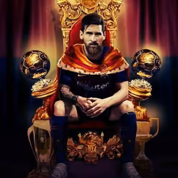 King Lionel Messi