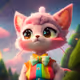Pink Kitty 3D