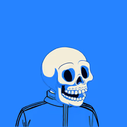 Blue Skeletoon
