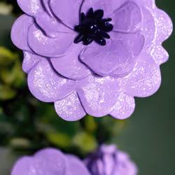 AI reimaining of the flowers of Thunbergia alata