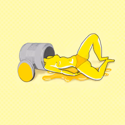 Orange paint
