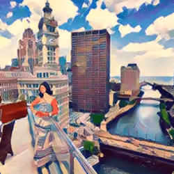 Zaporizhzhya by Chicago style, USA