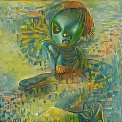 Green baby alien #1/10