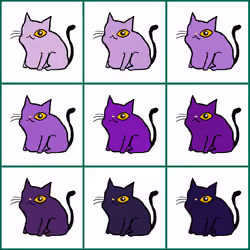 Purple cats