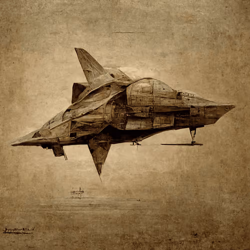 Weird Fighter Jet Sketch
