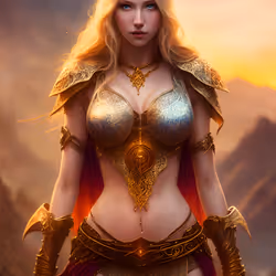Human Female Priestess #01