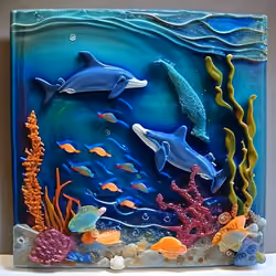 Dolphins' Home in the Coral Kingdom