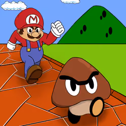 Mario vs Goomba