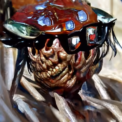 Undead Mutant-Alien Skull Shady