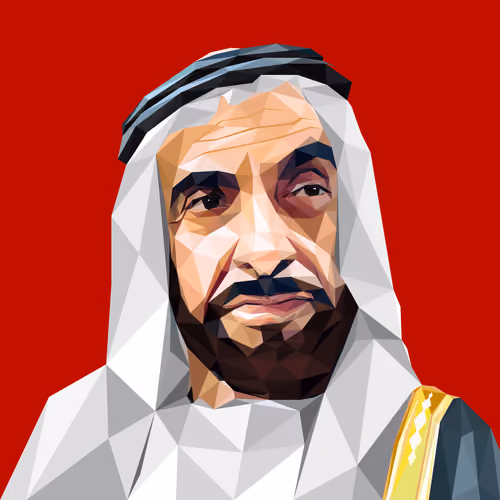 His Highness Sheikh Zayed Bin Sultan Al Nahyan
