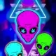 420GlitchAliens: Neon Hues