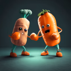 the carrot in the ring stings like a bee