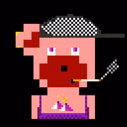 Pixel Crypto Punk Bear #38 (Supporting Canada's Kids Help Phone)