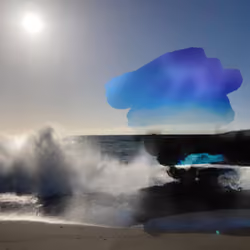 Early morning crashing waves (2023)