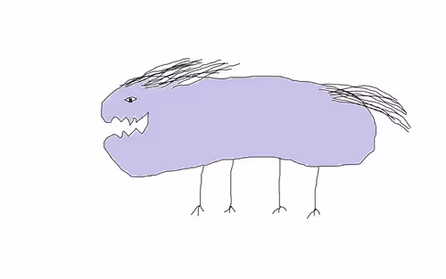 Purple Demon Horse
