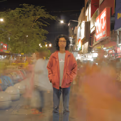 Alone in the Crowd (Colored)