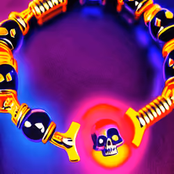 Halloween Skull Bracelet #048