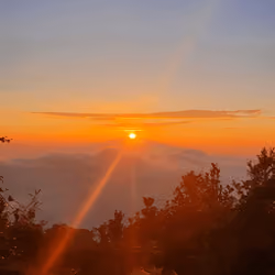 Sunset From Gunung Seminung
