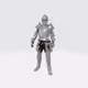 3D Standing Knight
