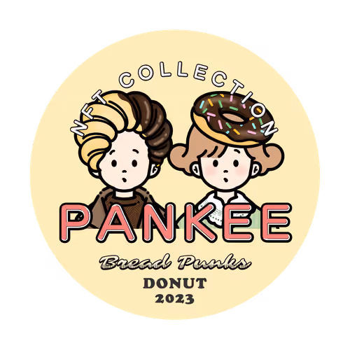 PANKEE 2023 DONUT 3D sticker